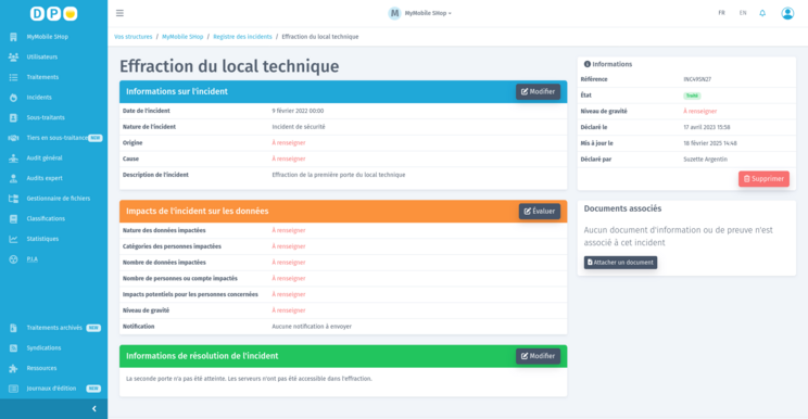 Droits des personnes DPO Connect
